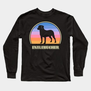 Entlebucher Mountain Dog Vintage Sunset Dog Long Sleeve T-Shirt